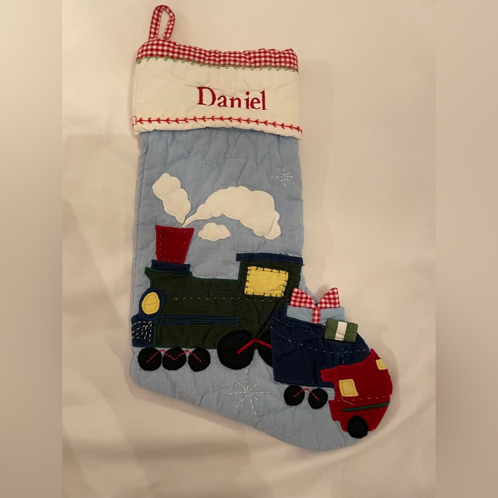 Pottery Barn Kids quilted stocking